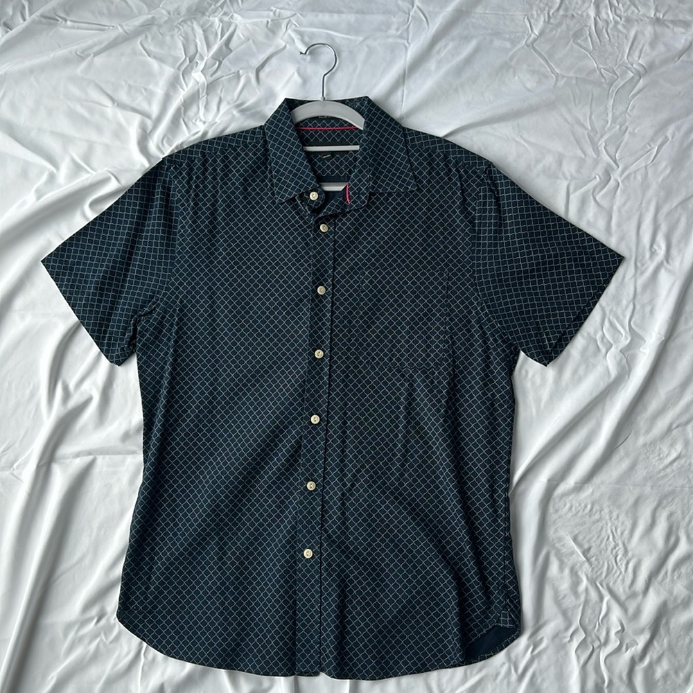 Banana Republic Black Casual Button Down Shirt